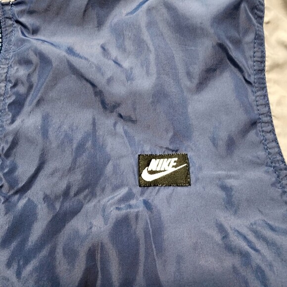Vintage Nike Anorak Windbreaker Jacket Men's Size XL Blue Grey Athletic 80s - Picture 3 of 16